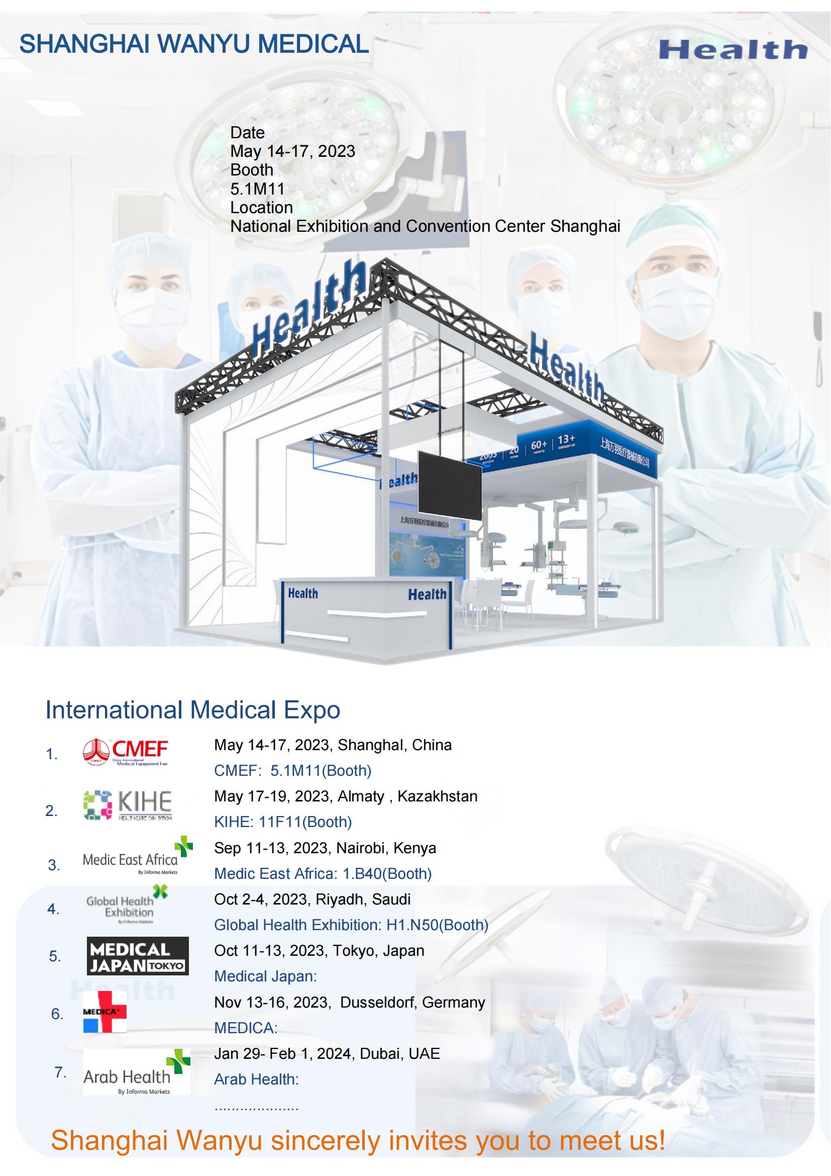 international medical equipment trade fairs